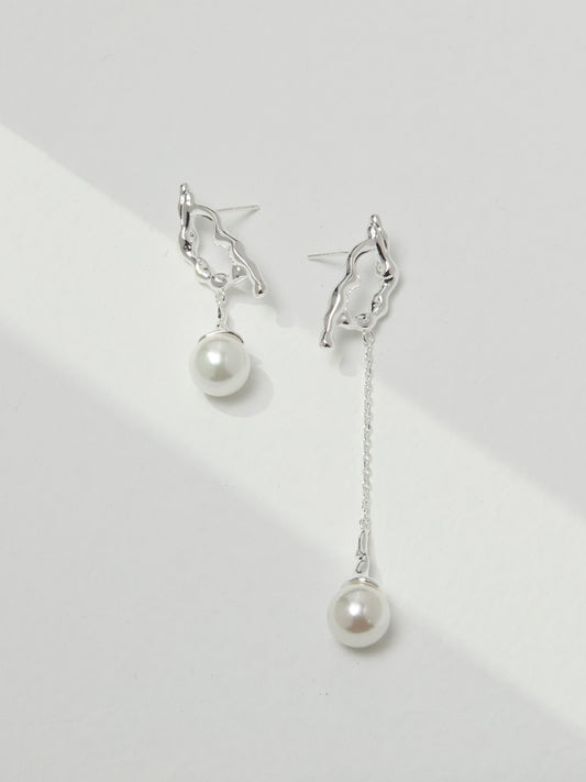 DROP AB PEARL EARRINGS