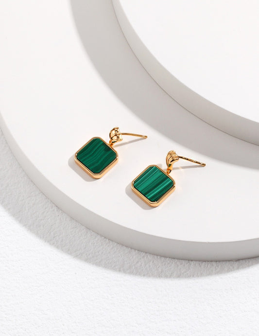 MALACHITE SERIES EARRINGS