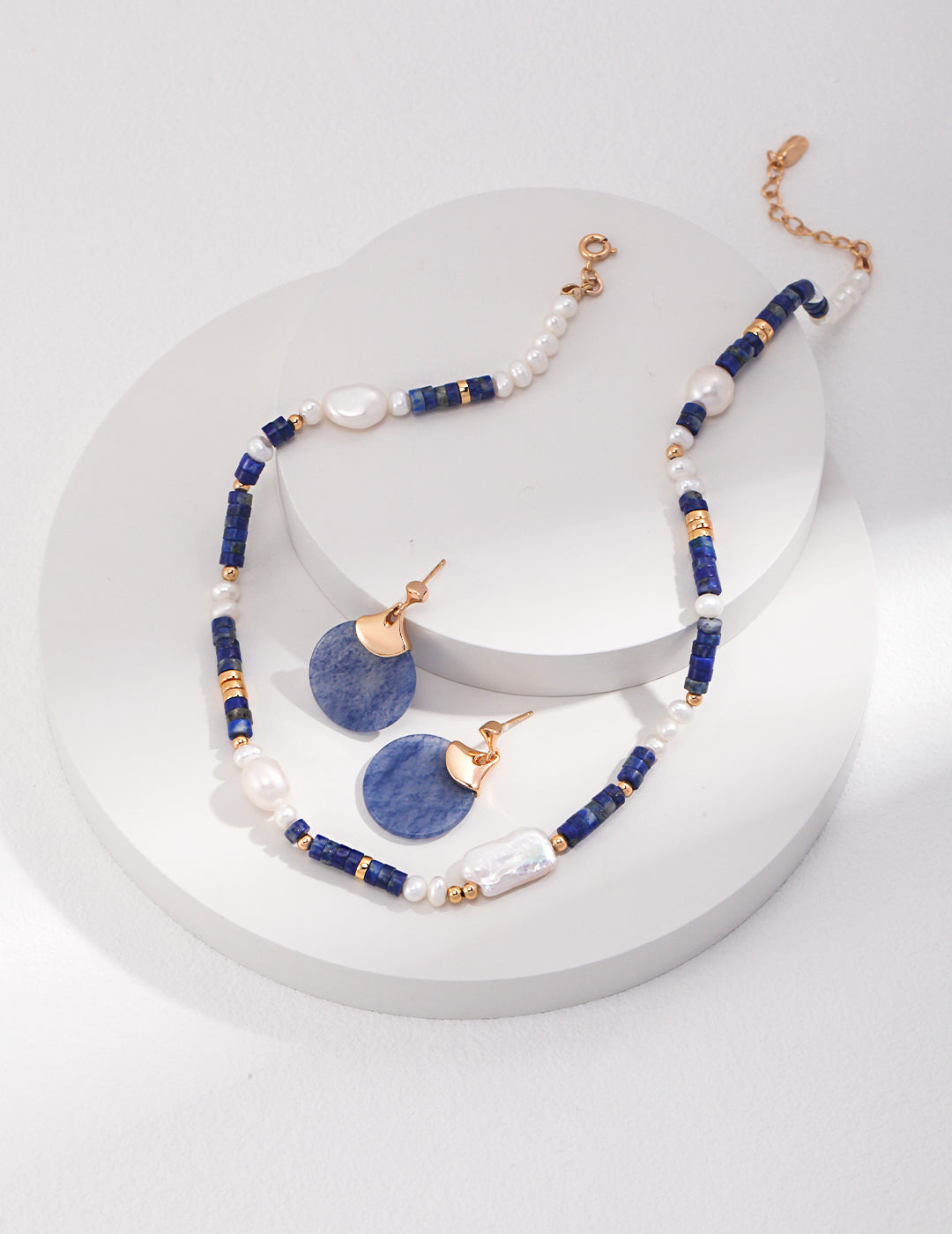 LAPIS FRAGMENTS NECKLACE